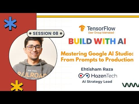 Mastering Google AI Studio: From Prompts to Production