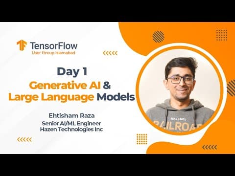 Unlocking the Power of Generative AI and Large Language Models – Day 1